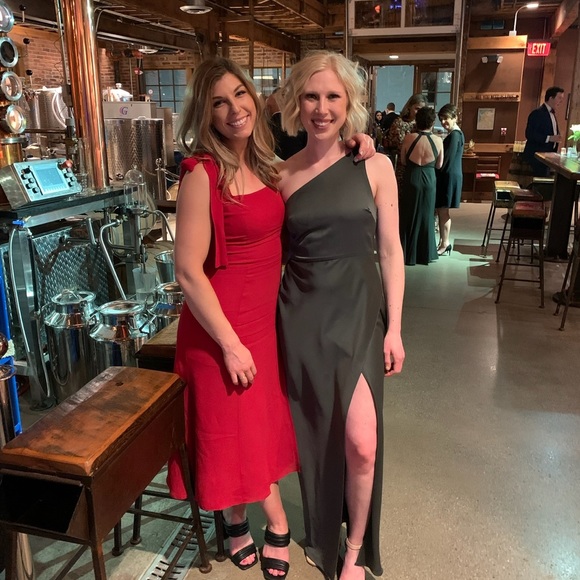 Reformation Twilight Tie Shoulder Midi Dress - Picture 6 of 7